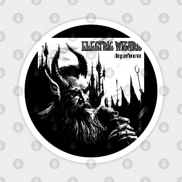 Dopethrone Vintage Magnet by GothBless